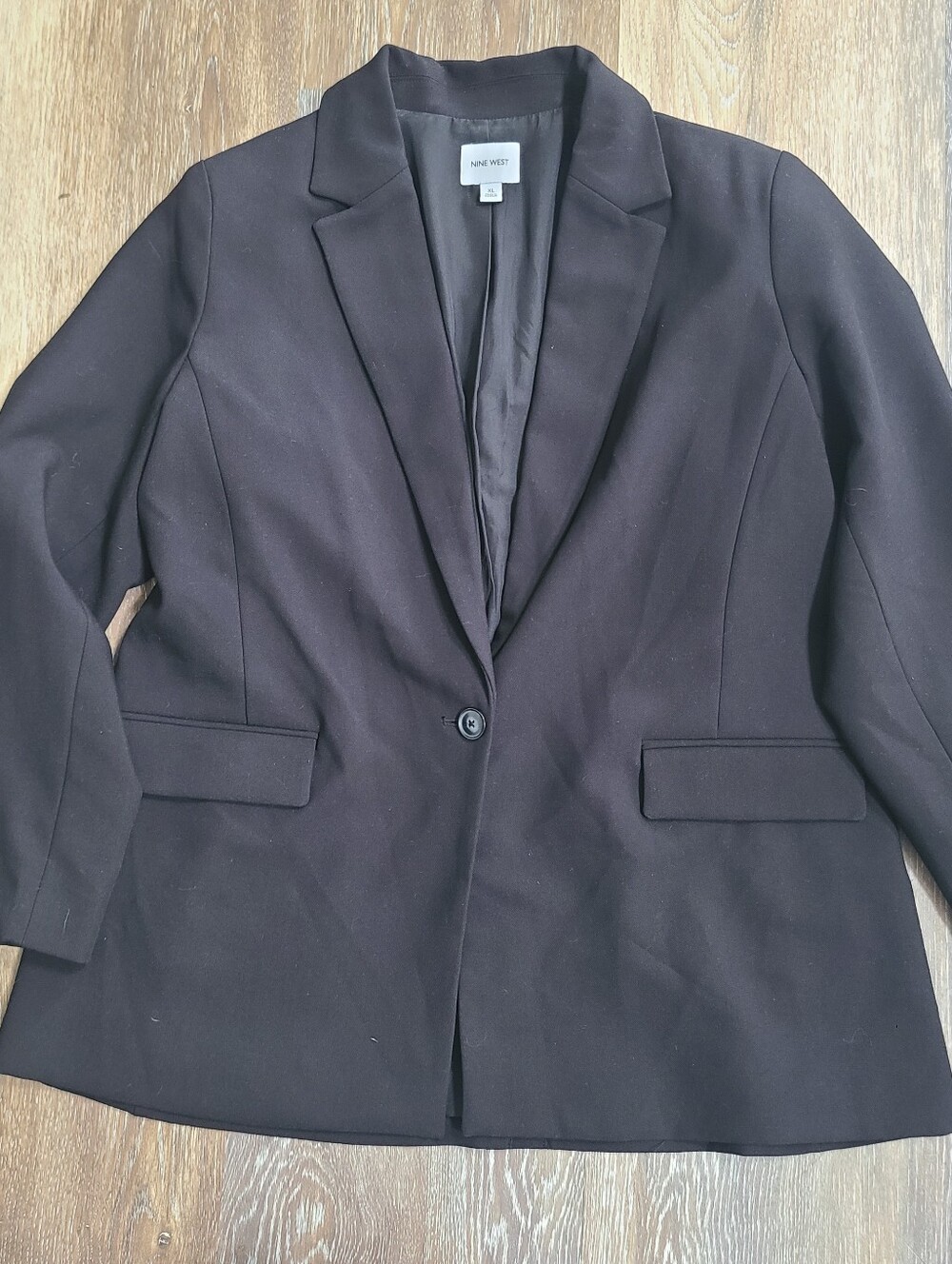 Nine West One Button Front Blazer Women's Size XL